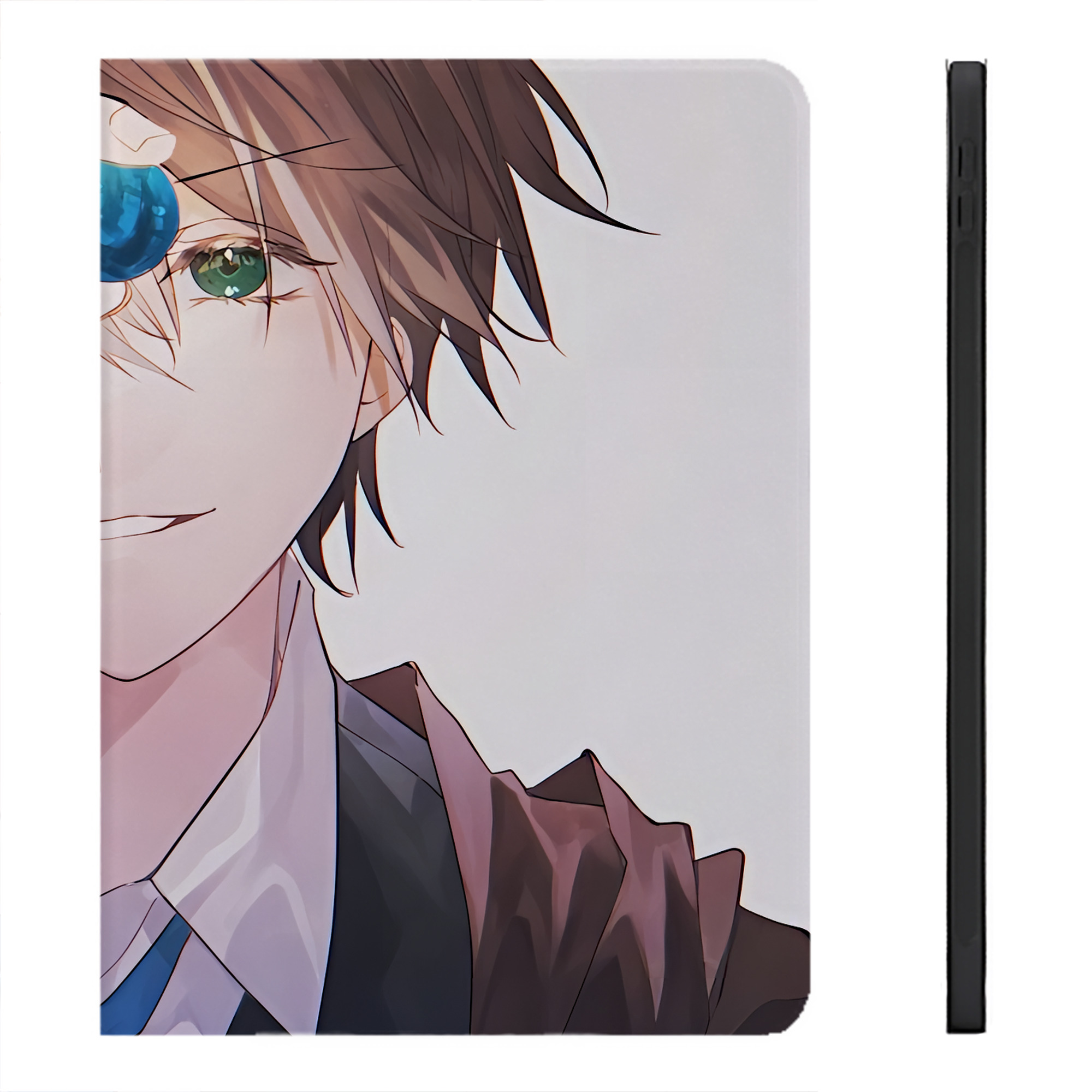 （画像用） 文豪ストレイドッグス Bungo Stray Dogs IPadケース ペンホルダー付き ブックスタイルデザイン